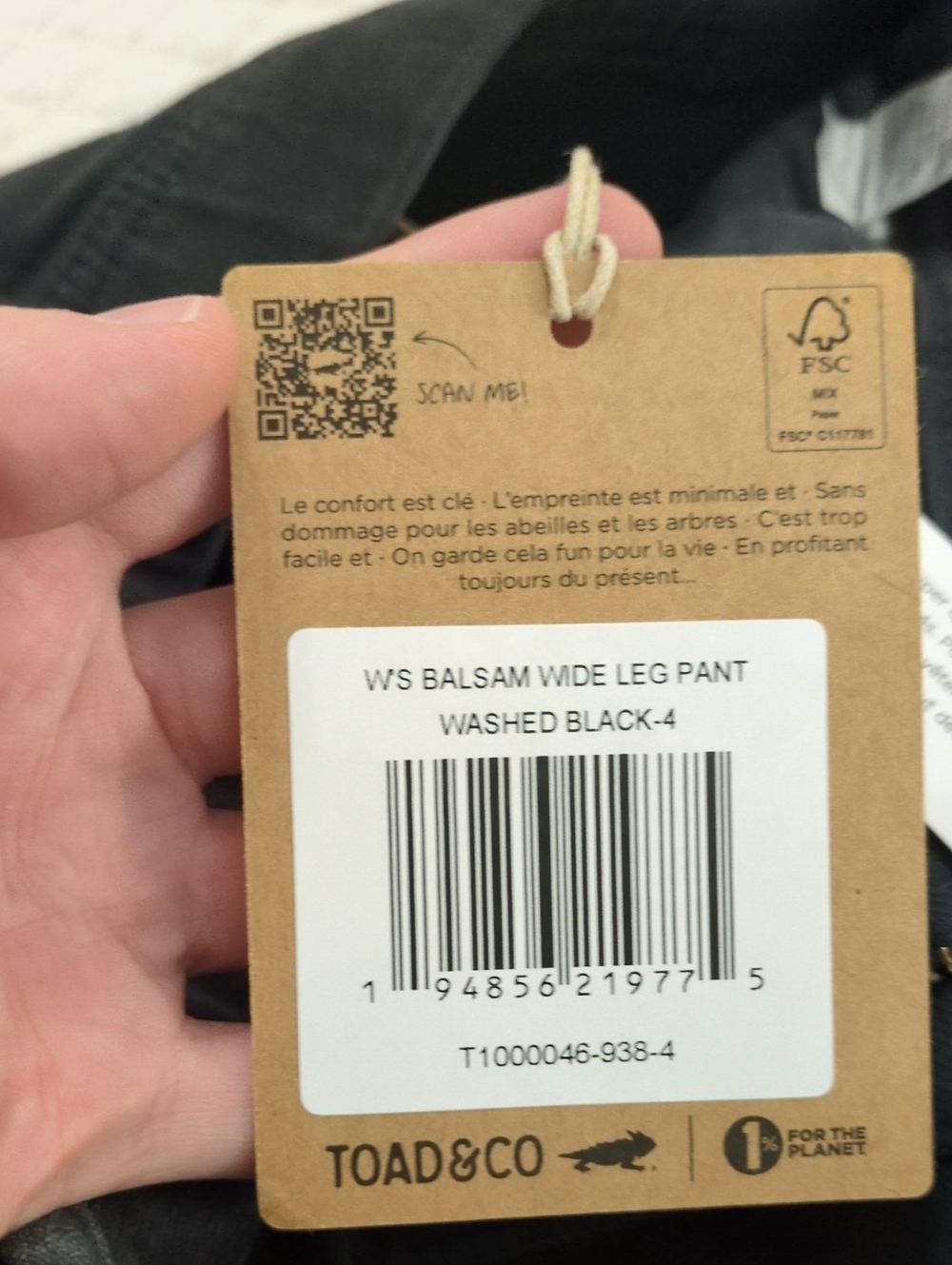 Toad &Co Balsam Wide Leg Pant Size 4 - Picture 5 of 5